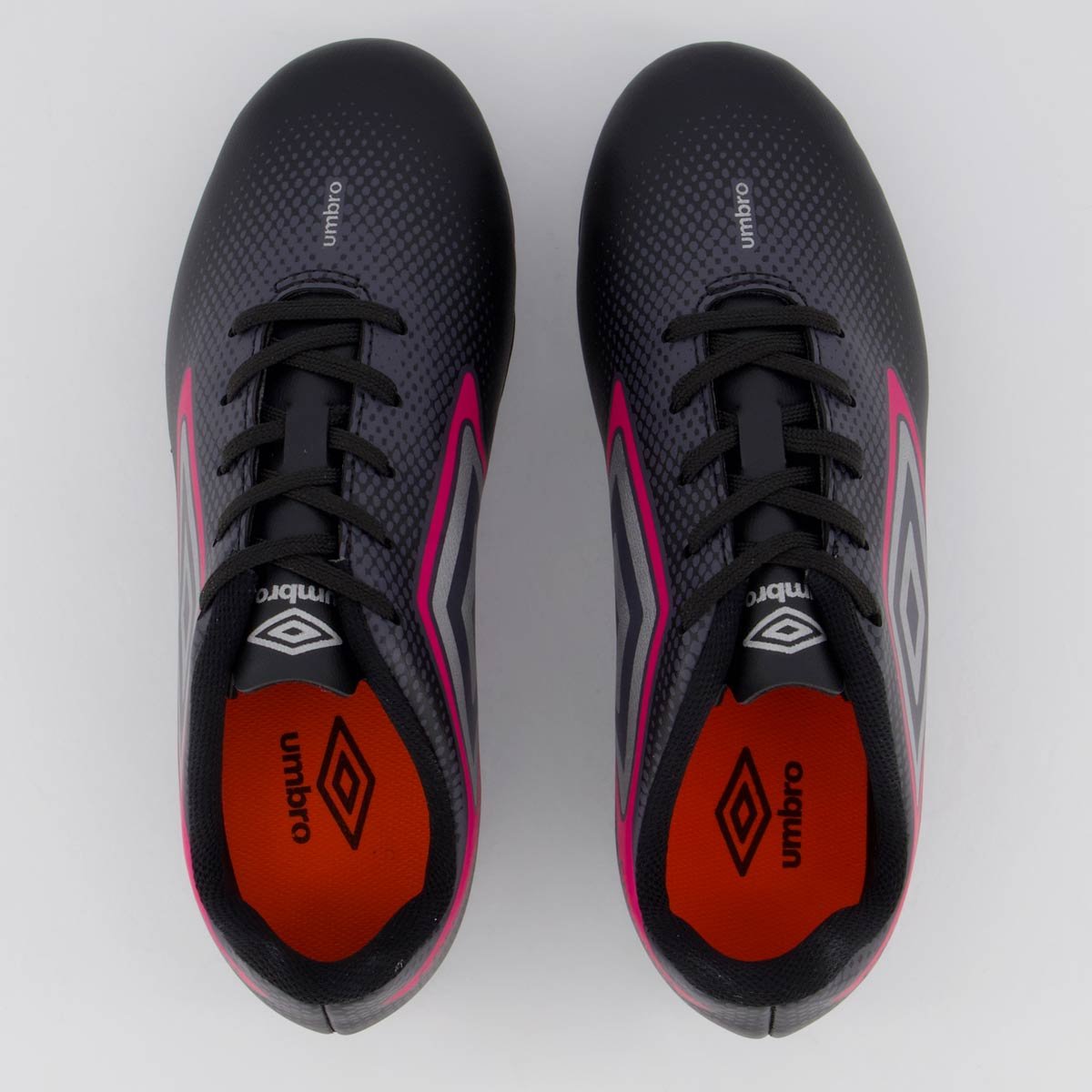 Chuteira Umbro Cannon Campo Juvenil Preto Preto 4