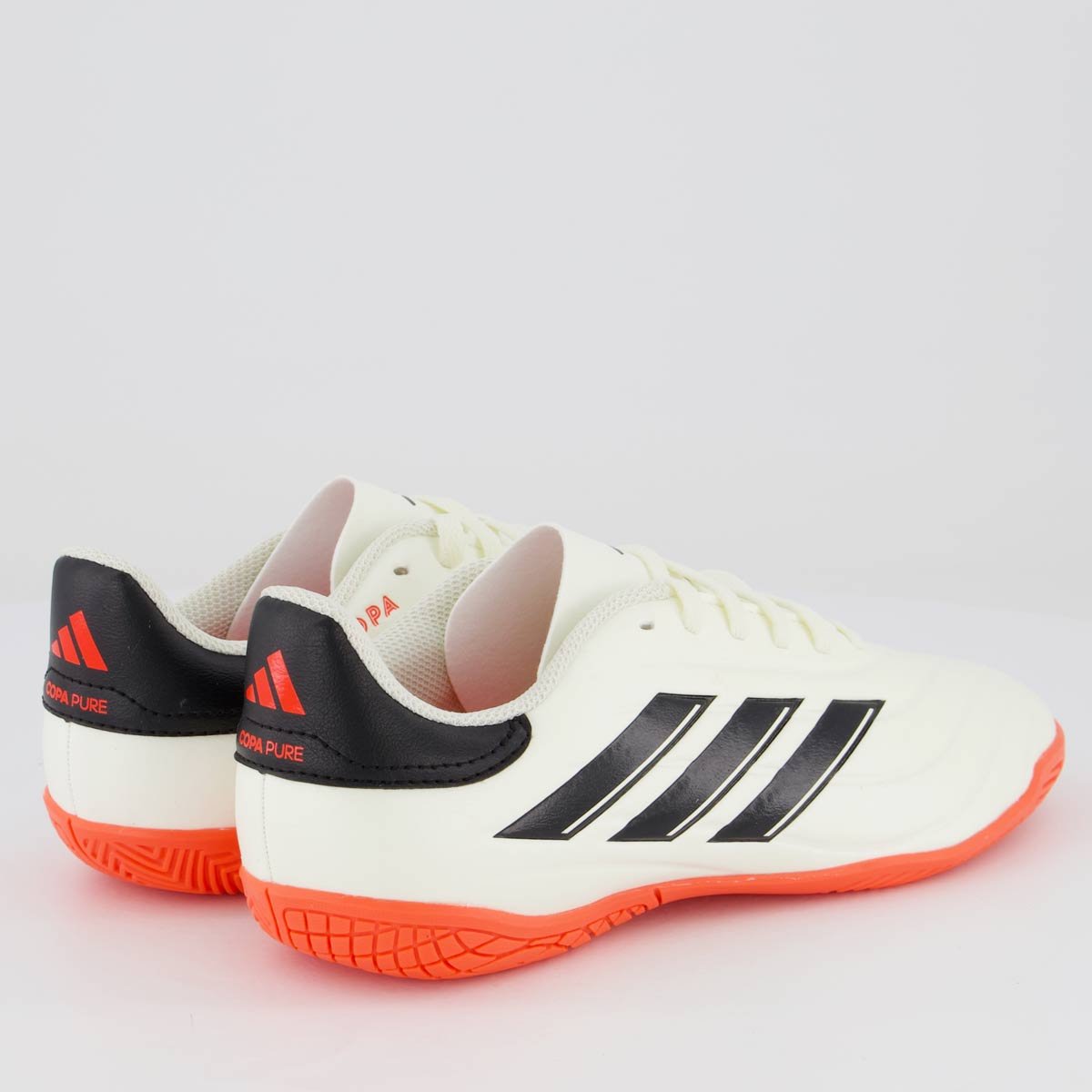 Chuteira Adidas Copa Pure 23 Club IN Futsal Juvenil Off White Branco 3