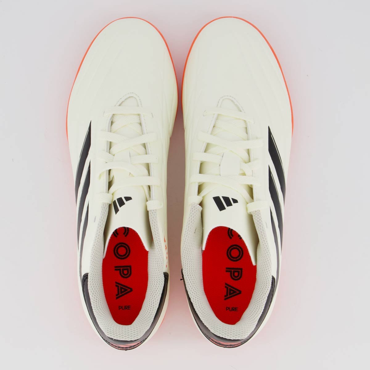 Chuteira Adidas Copa Pure 23 Club TF Society Off White Branco 4