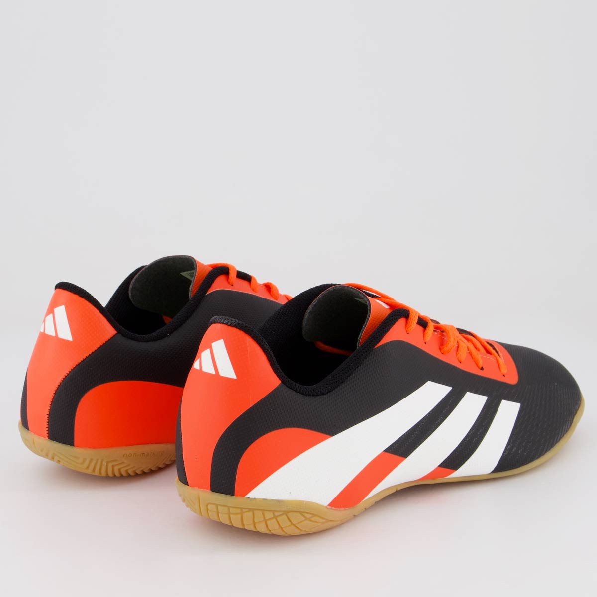 Chuteira Adidas Predator Essentials 24.5 IN Futsal Preta e Vermelha Multicores 3