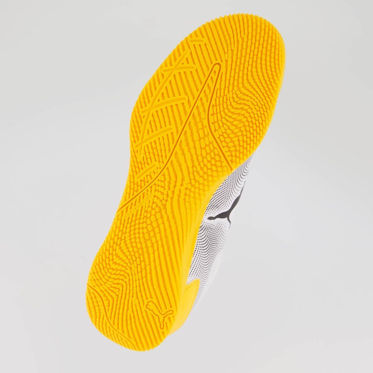 Chuteira Puma Truco III Futsal Branca e Laranja Branco 5