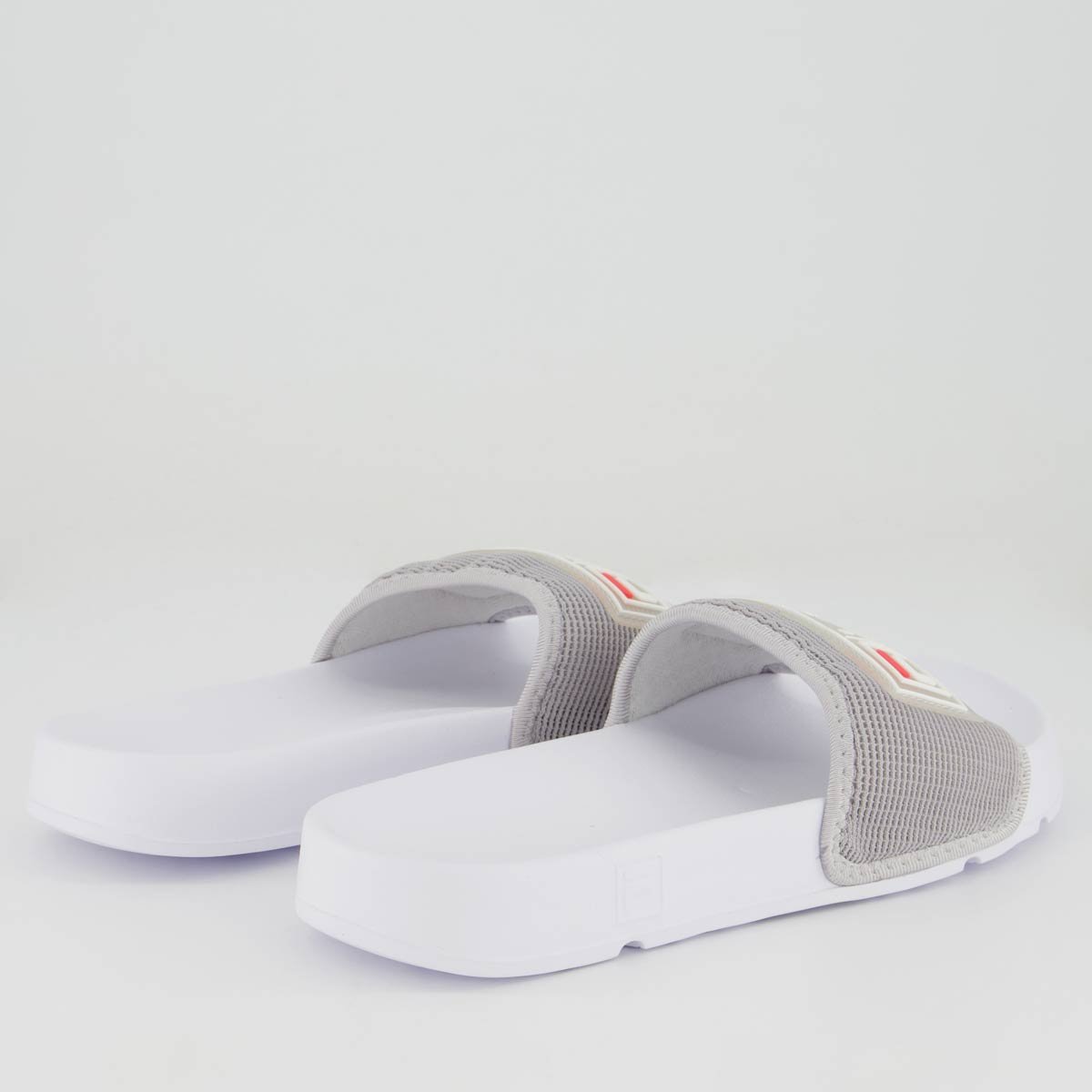 Chinelo Fila Drifter Mesh Feminino Branco e Prata Cinza 4