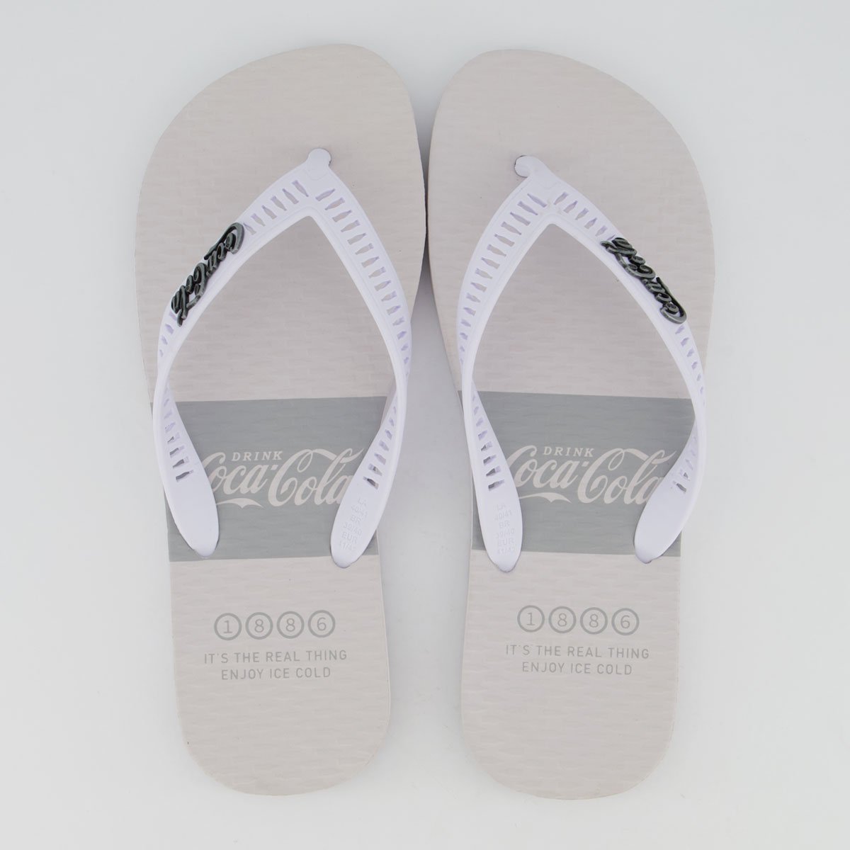 Chinelo Coca-Cola Shoes Dora Masculino Branco 1