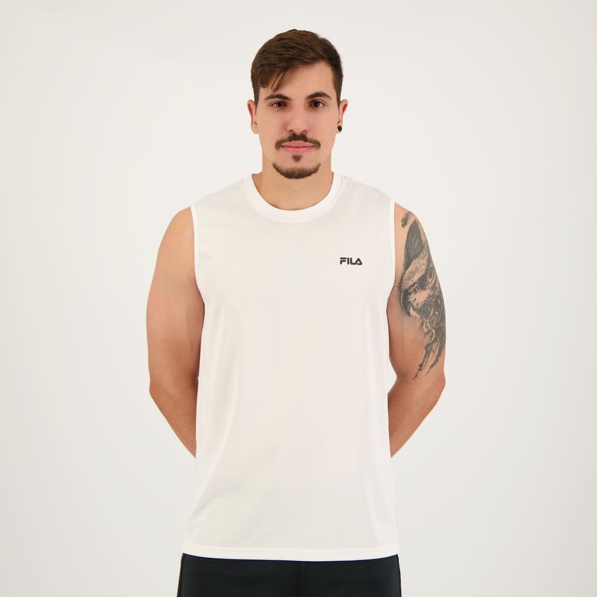 Regata Fila Myler Branco e Preto