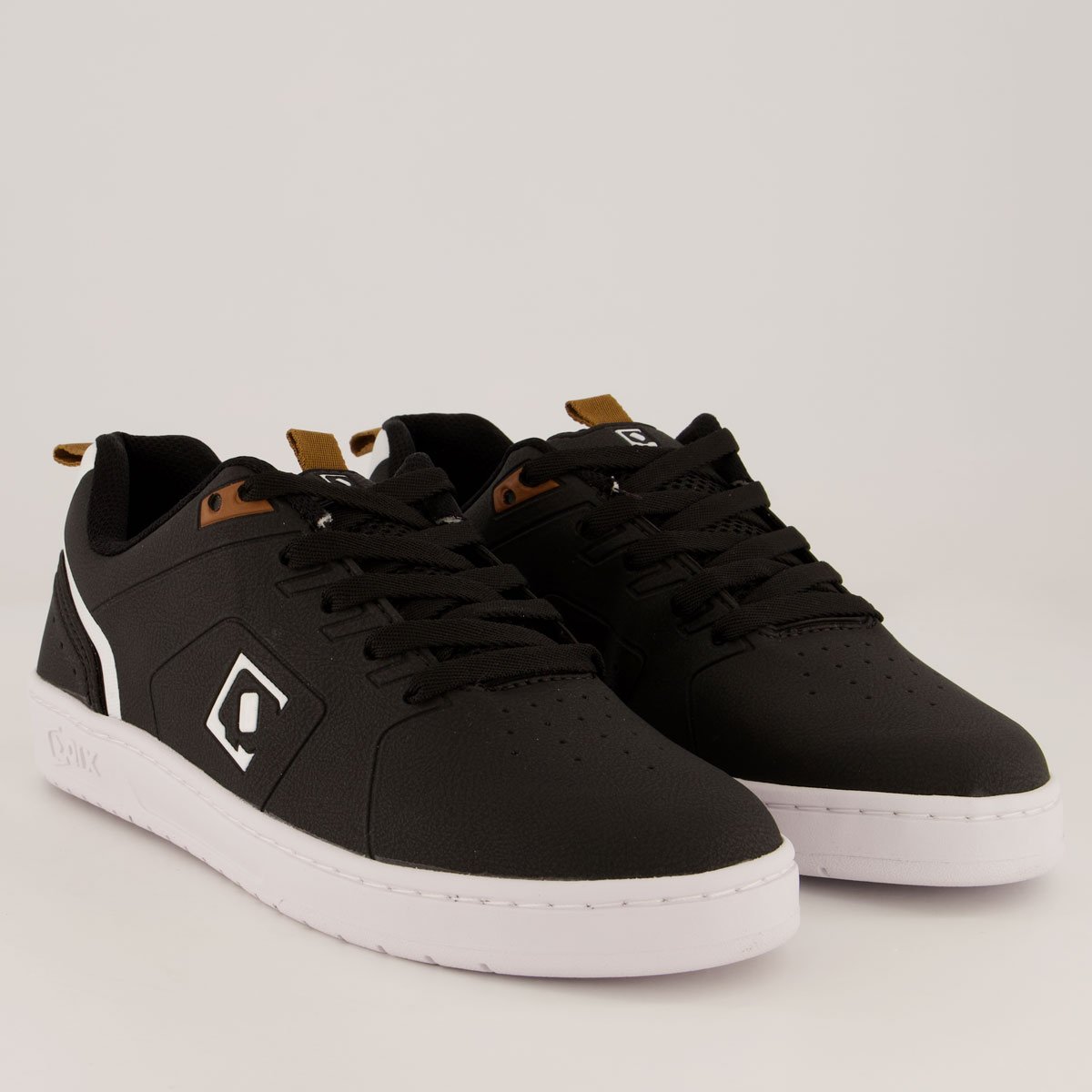 Tênis Qix Smash Preto e Branco Preto 2