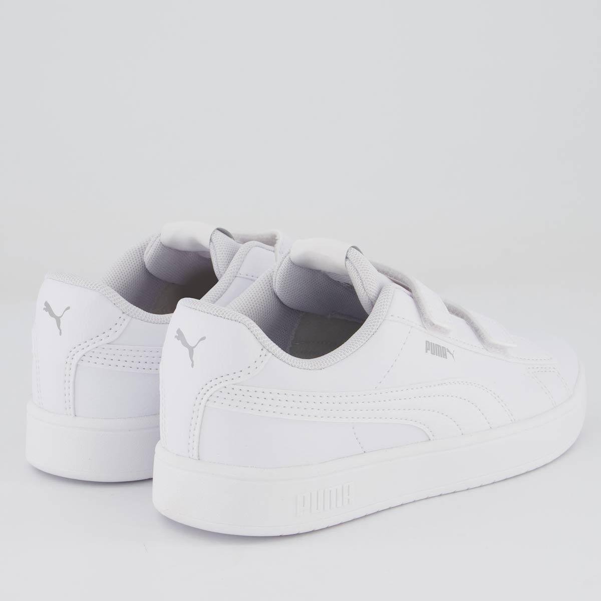 Tênis Puma Rickie Classic V PS Infantil All White Branco 3