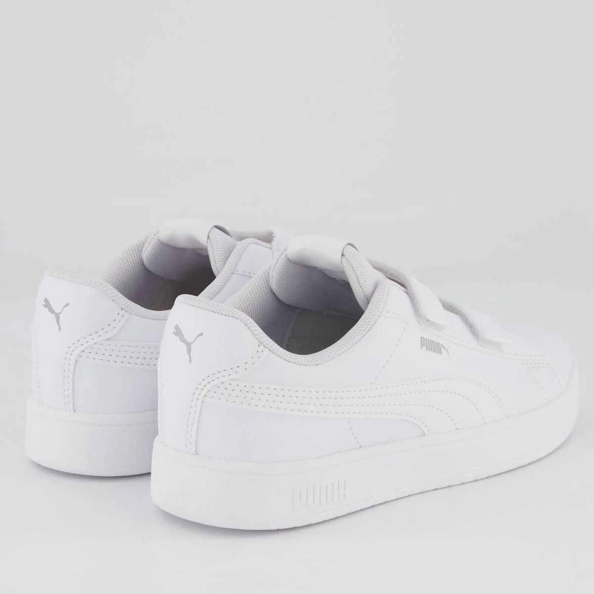 Tênis Puma Rickie Classic V PS Infantil All White Branco 3