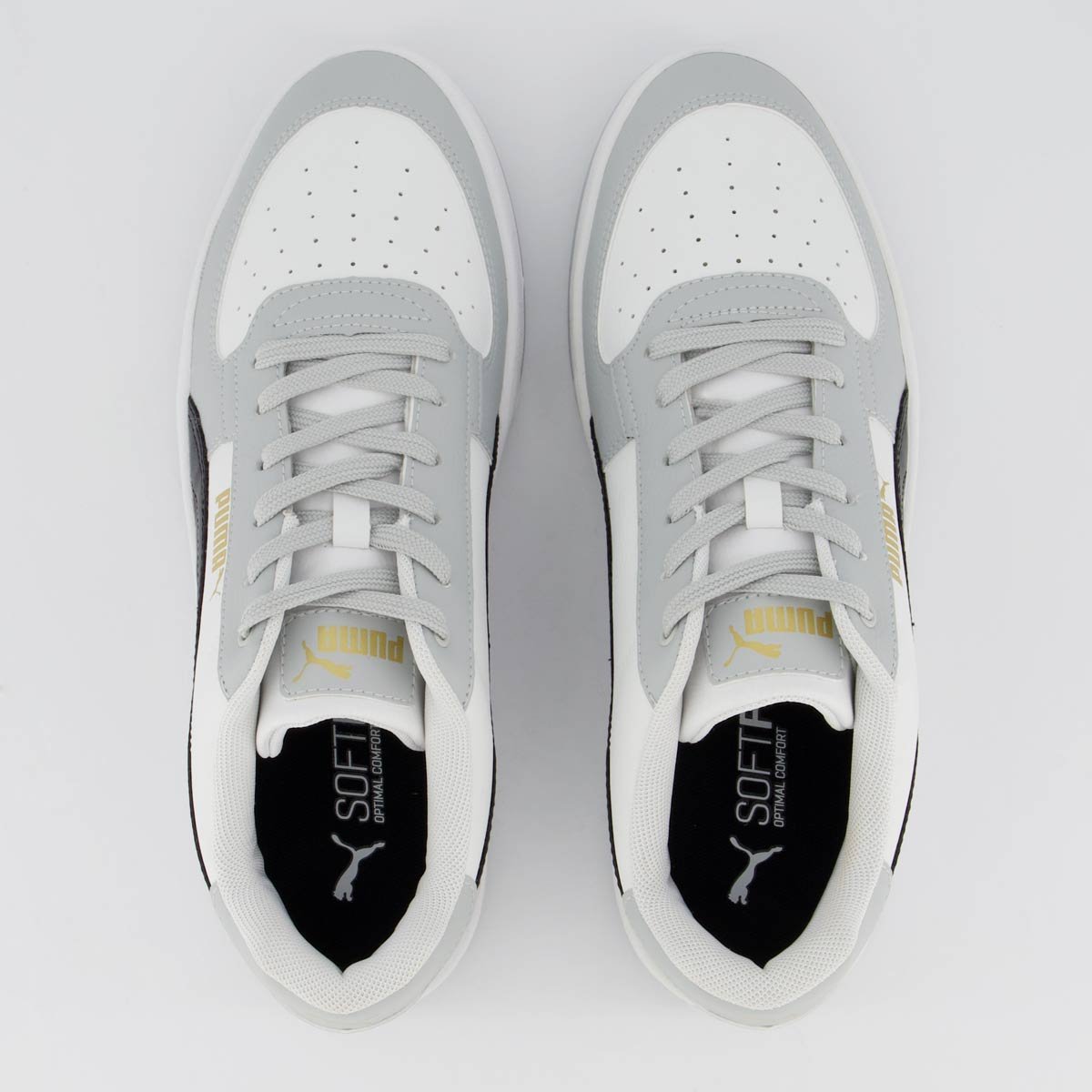 Tênis Puma Caven 2.0 BDP Branco e Cinza Branco 4