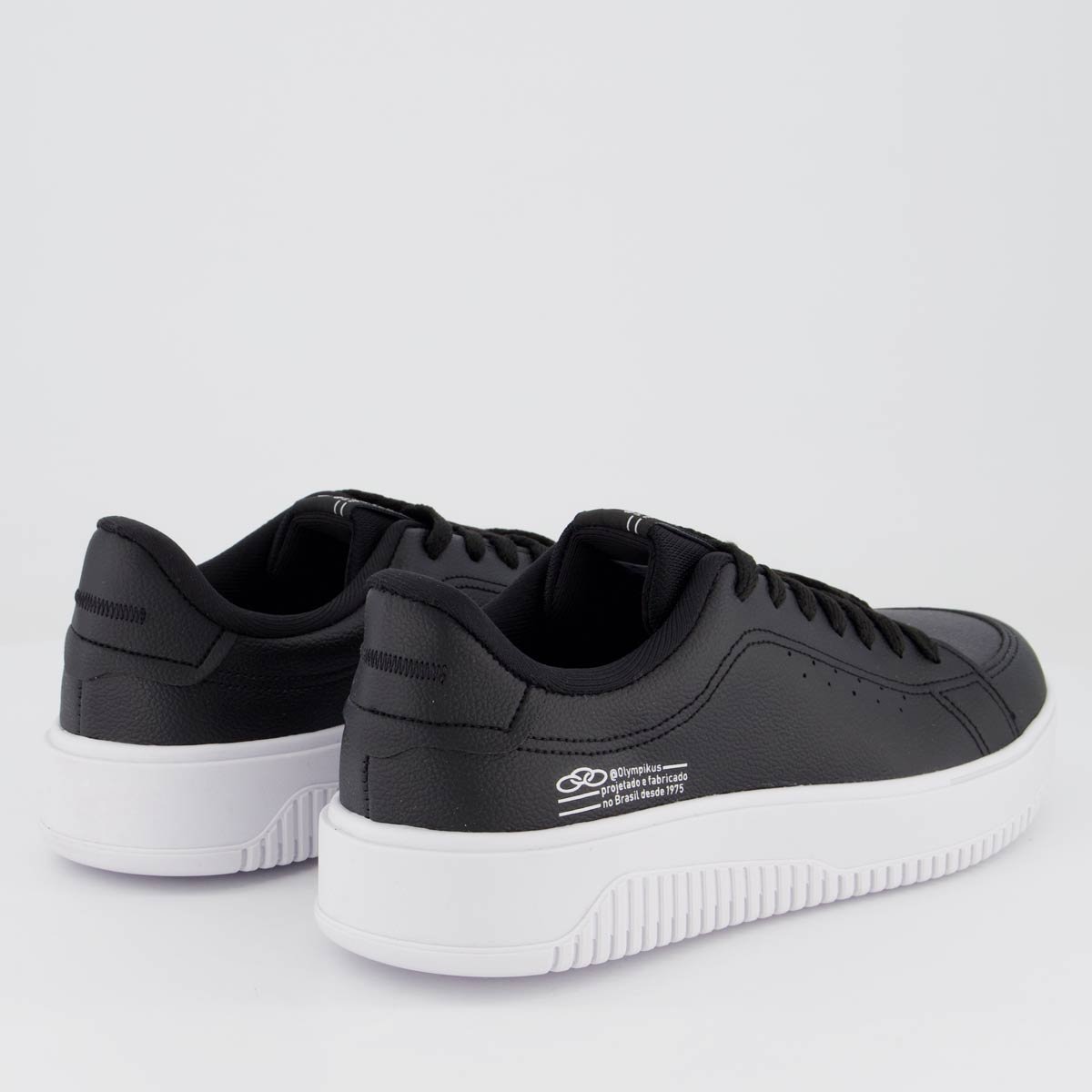 Tênis Olympikus Eros Preto e Branco Branco 3