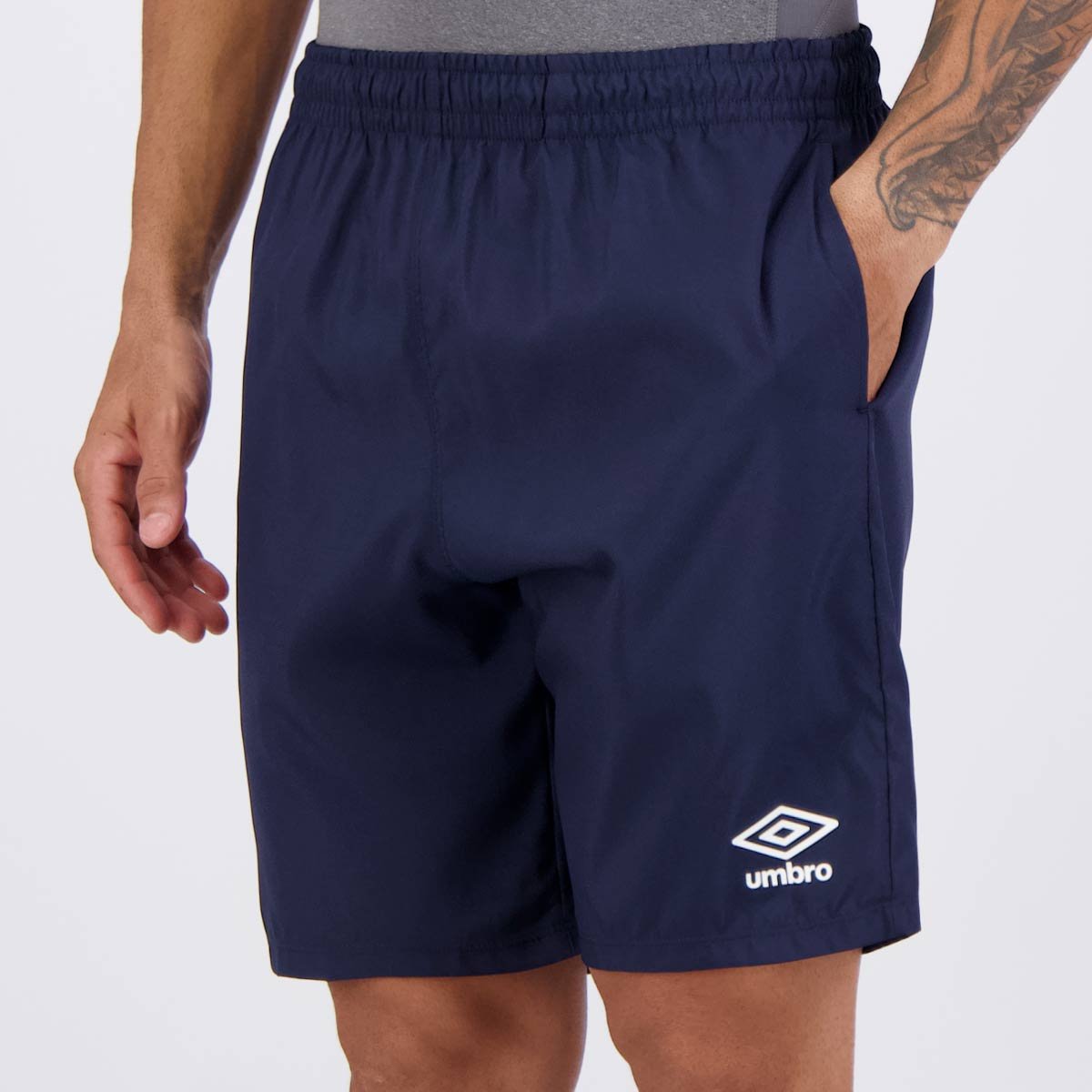 Bermuda Umbro Flex Essential Marinho Azul 3