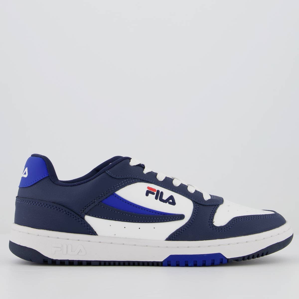 Tênis Fila FX-33 Low Branco e Marinho