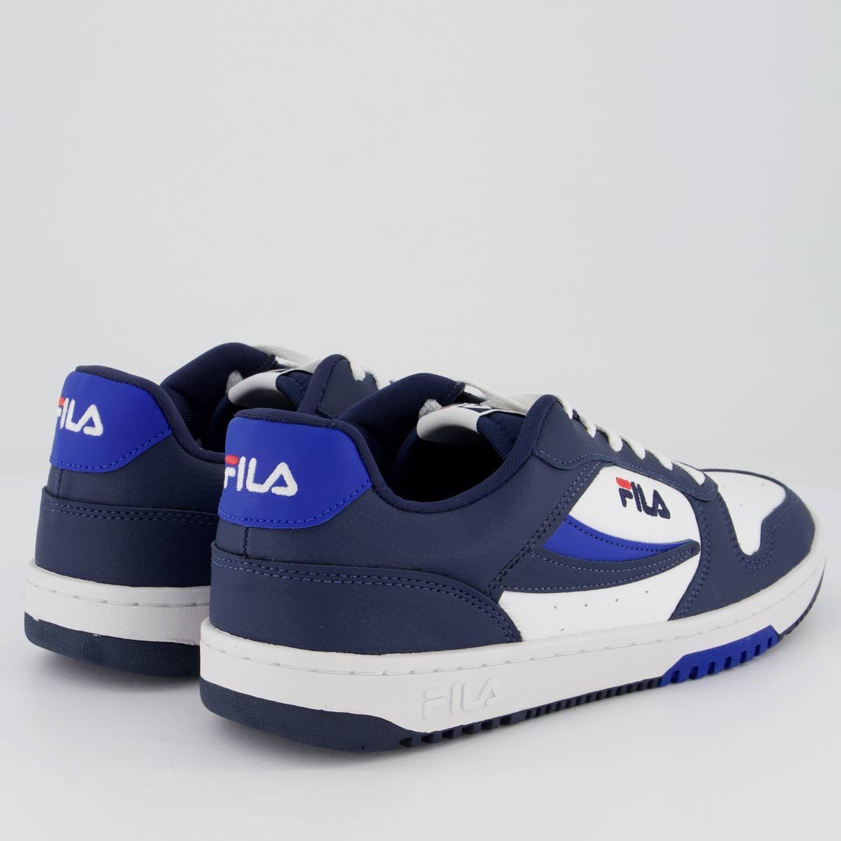 Tênis Fila FX-33 Low Branco e Marinho Branco/Azul 3