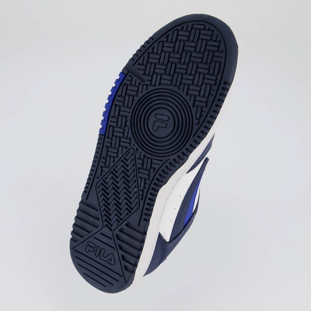 Tênis Fila FX-33 Low Branco e Marinho Branco/Azul 5