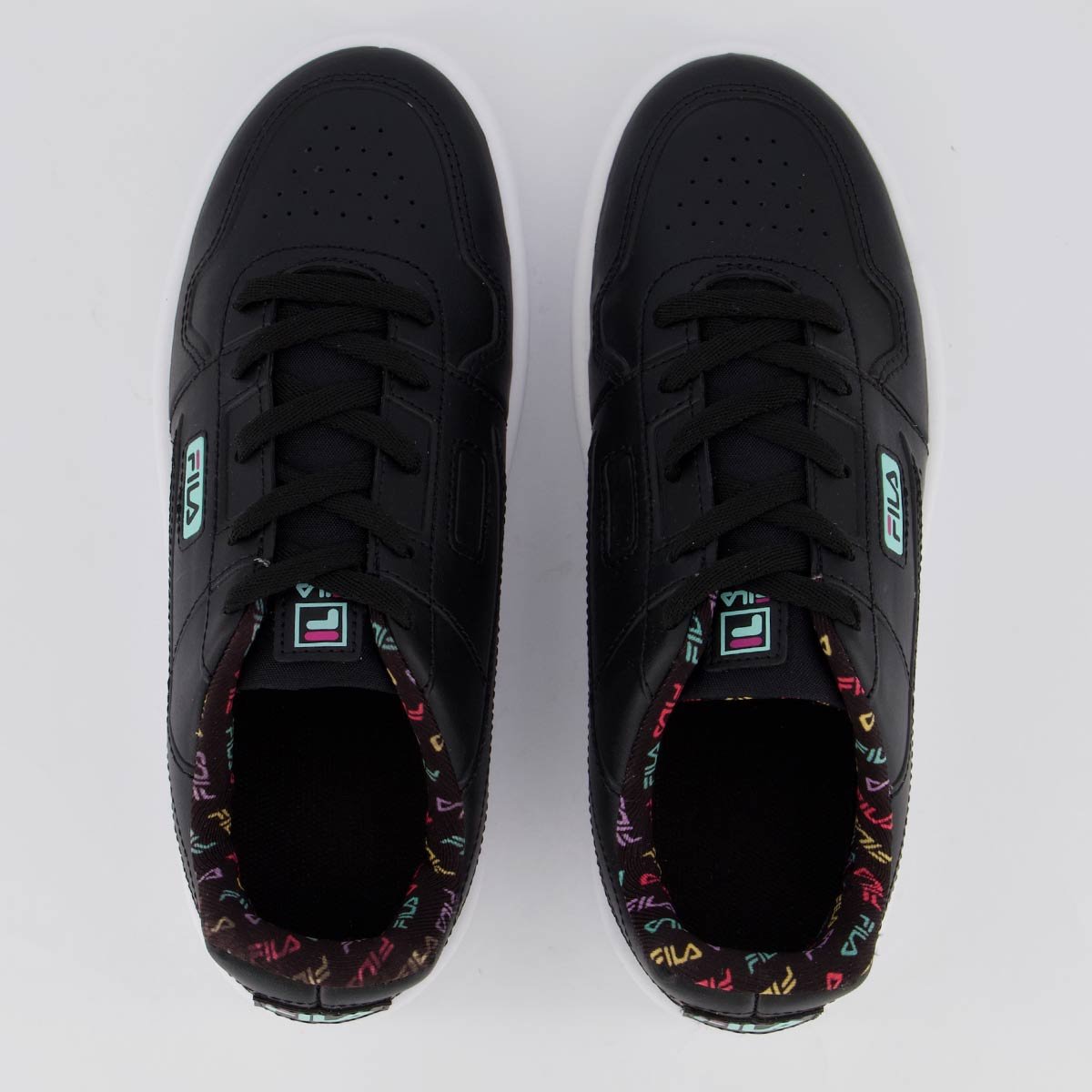 Tênis Fila Arcade Juvenil Preto Preto 4
