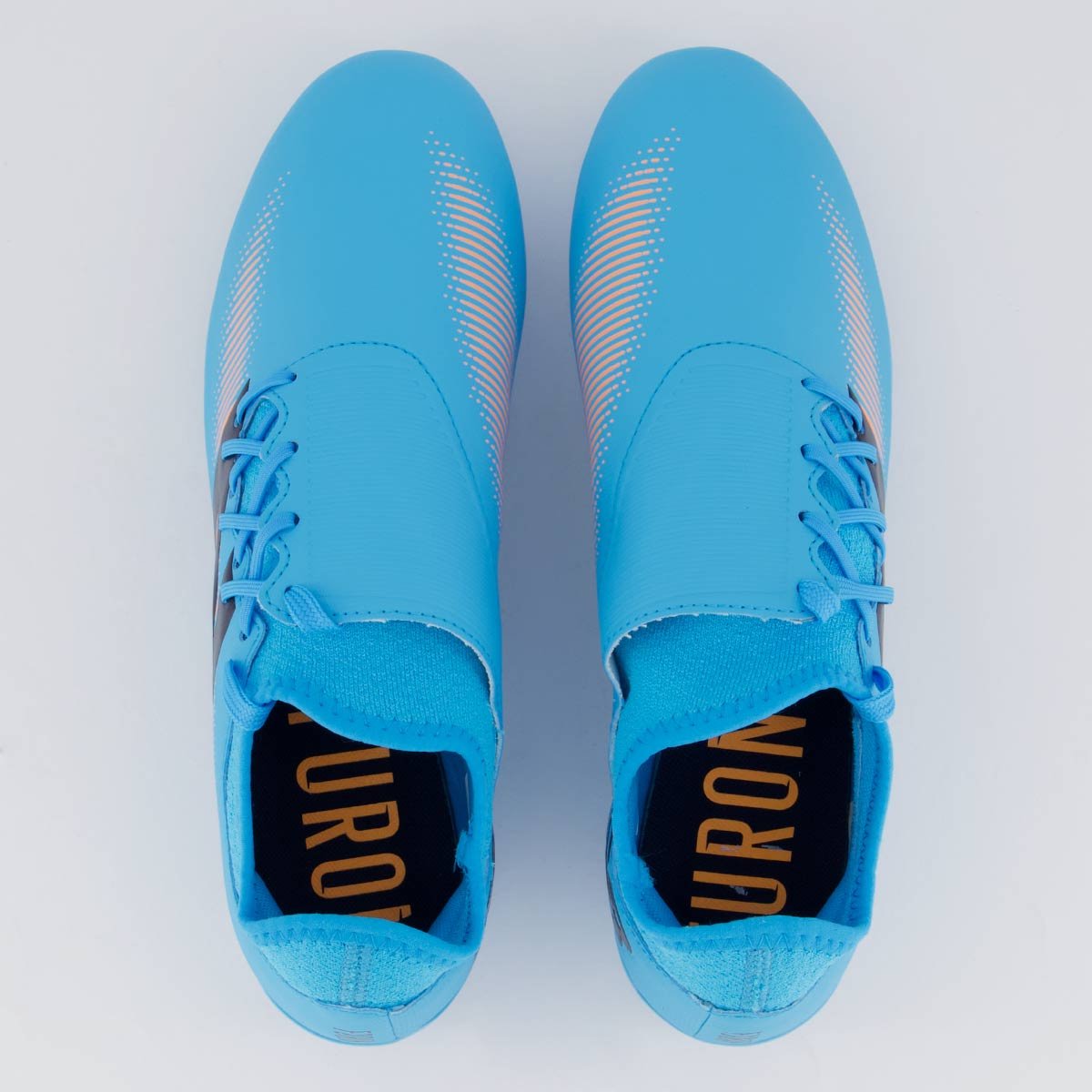 Chuteira New Balance Furon Dispatch FG 7+ Campo Azul 4