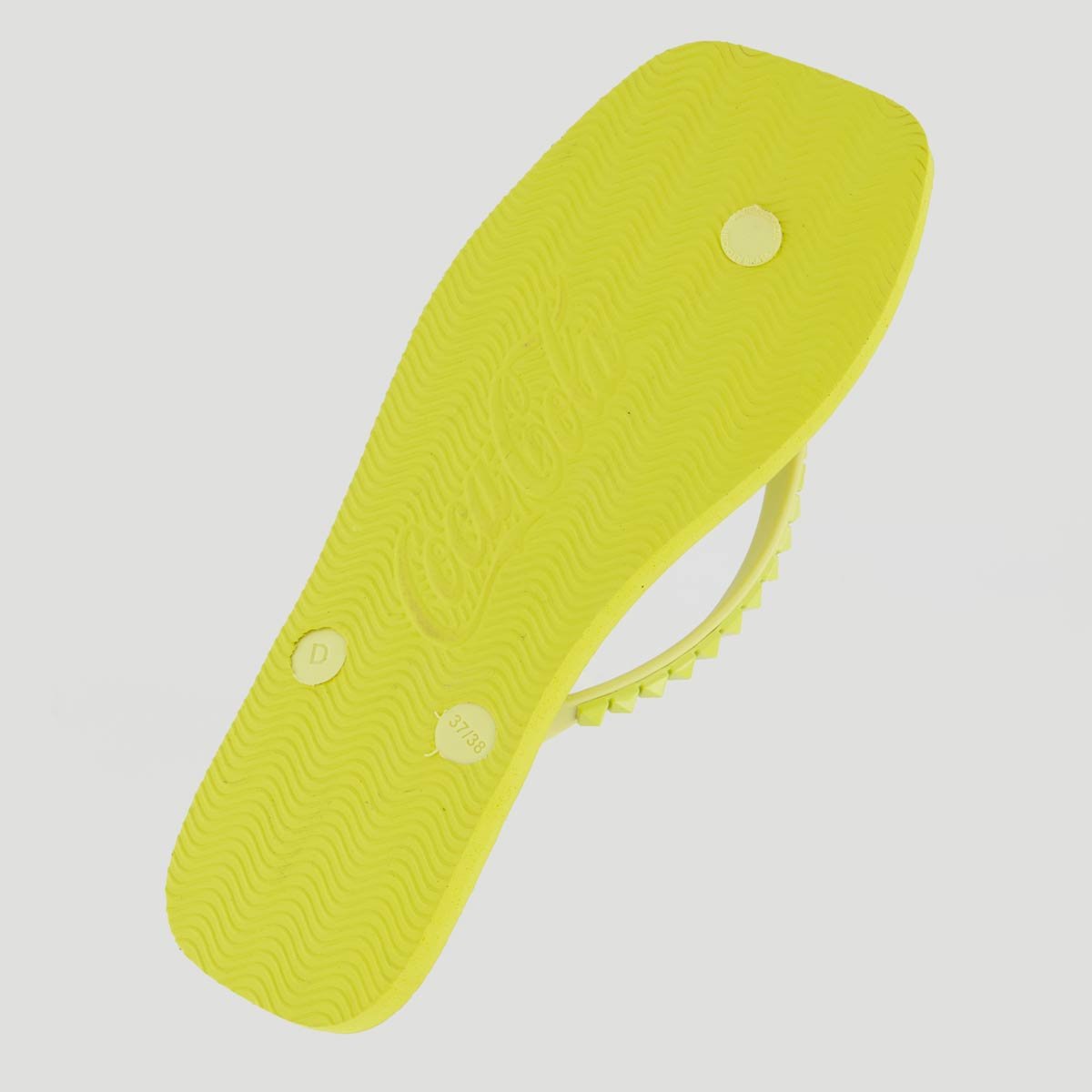 Chinelo Coca Cola Square Geo Feminino Amarelo Amarelo 4