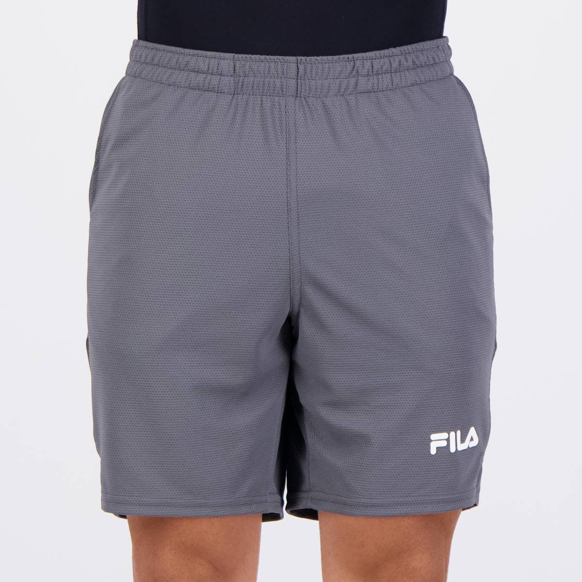 Bermuda Fila Sport Cinza Escuro Cinza 1