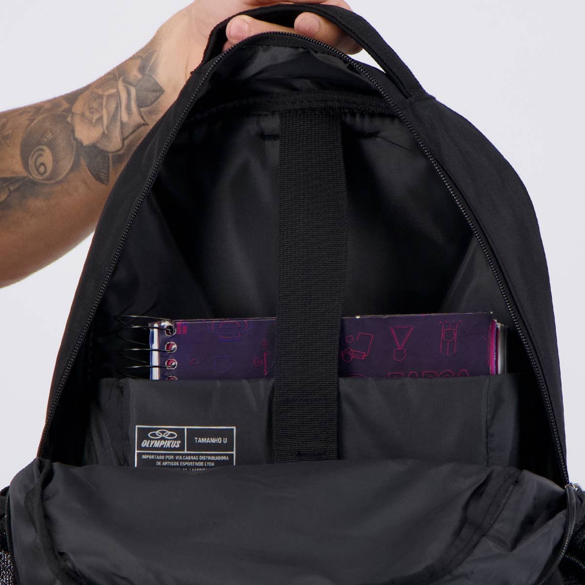 Mochila Olympikus Prime Preta Preto 4