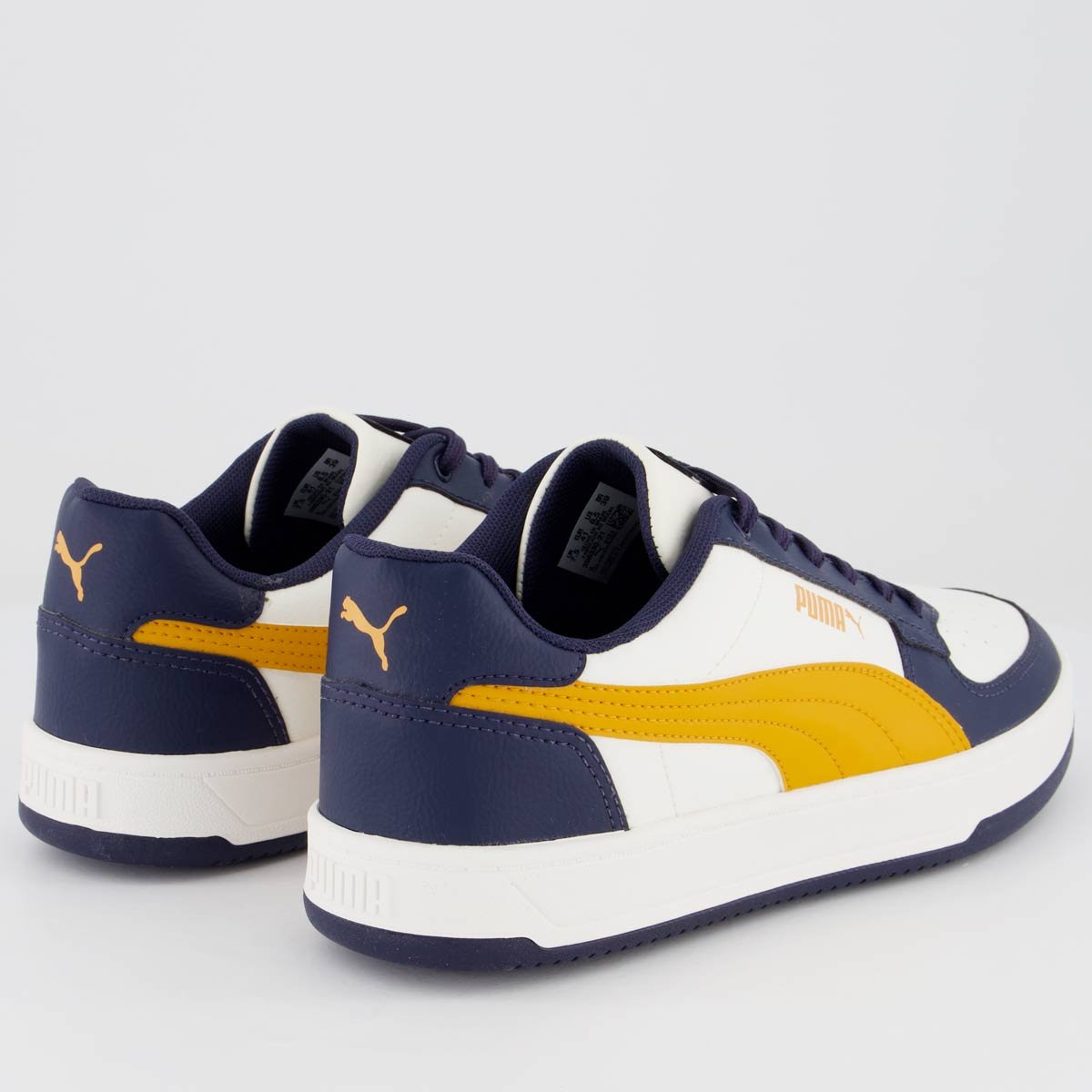 Tênis Puma Caven 2.0 BDP Branco e Marinho Branco/Marinho 3