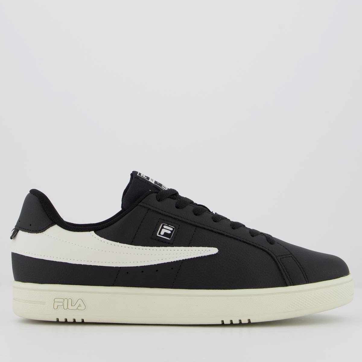 Tênis Fila FX Court 70 Feminino Preto e Branco Preto 1