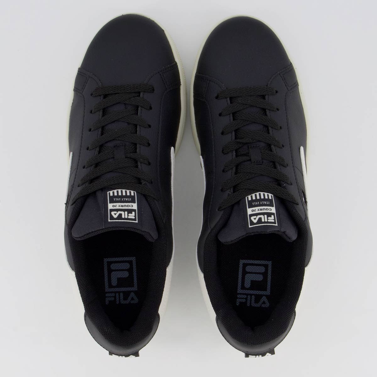 Tênis Fila FX Court 70 Feminino Preto e Branco Preto 4