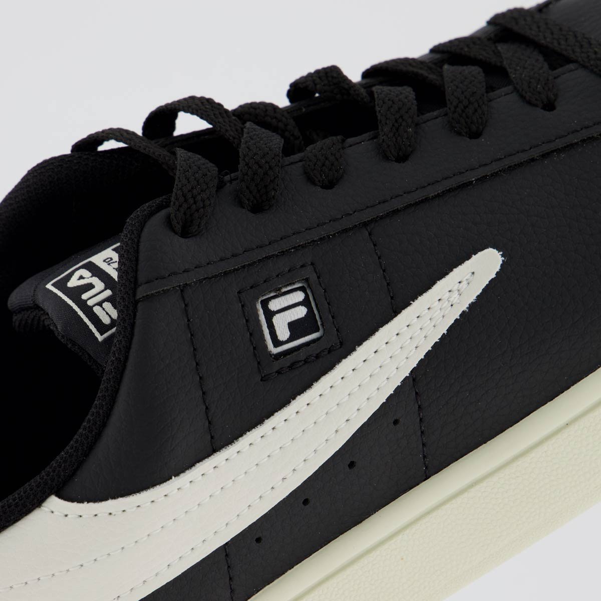 Tênis Fila FX Court 70 Feminino Preto e Branco Preto 7