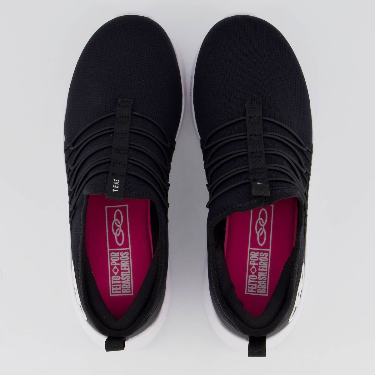 Tênis Olympikus Teaz Feminino Preto e Branco Preto 4