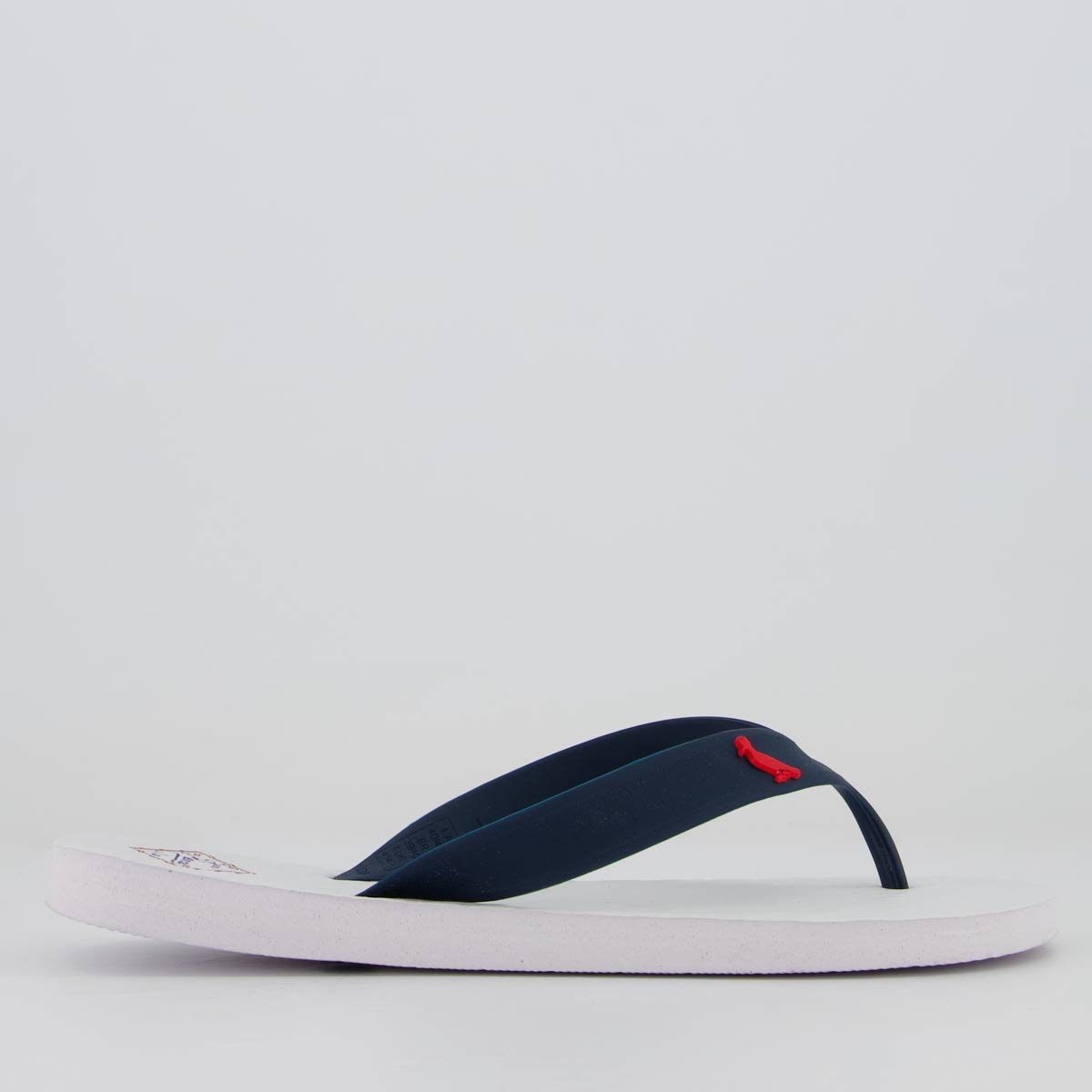 Chinelo Reserva Fill Branco e Marinho Branco 2