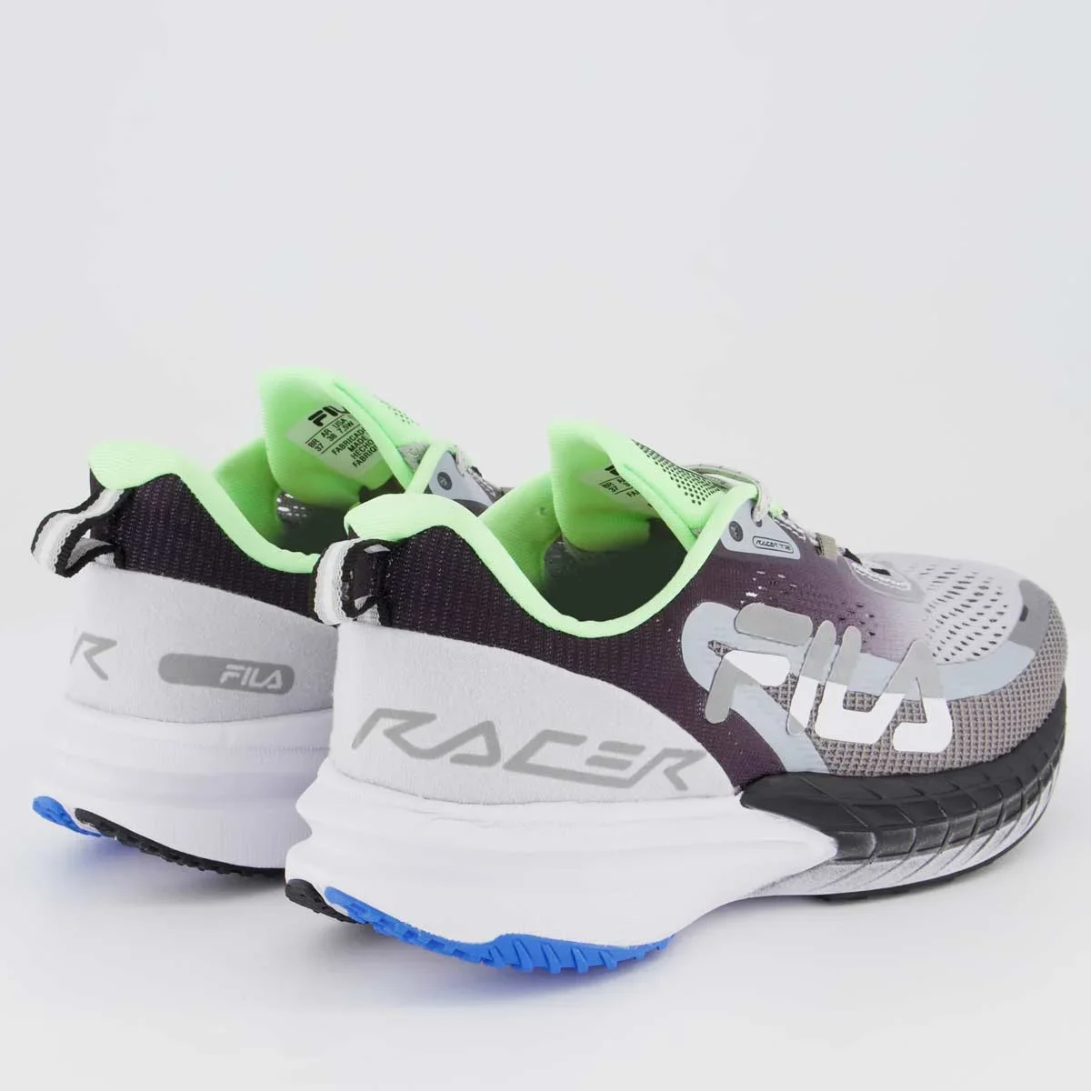 Tênis Fila Racer T2 S Feminino Prata e Preto Cinza 3