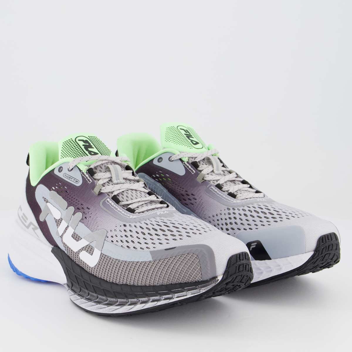 Tênis Fila Racer T2 S Feminino Prata e Preto Cinza 2