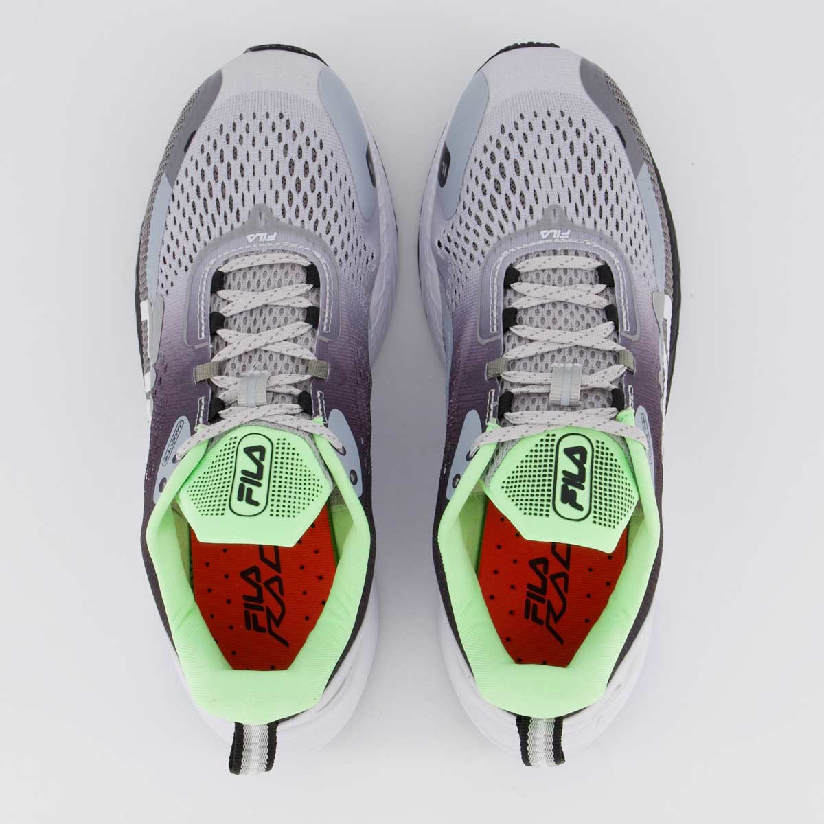 Tênis Fila Racer T2 S Feminino Prata e Preto Cinza 4