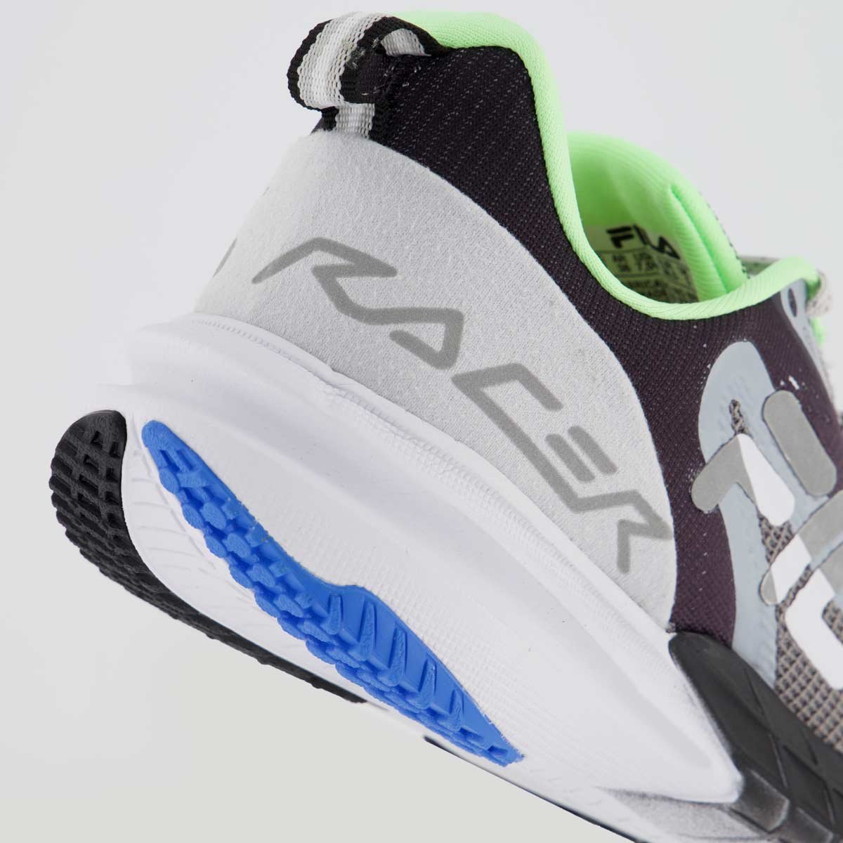 Tênis Fila Racer T2 S Feminino Prata e Preto Cinza 6