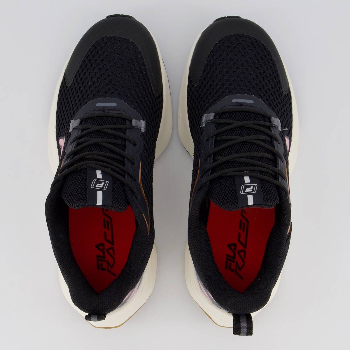 Tênis Fila Racer Comet Feminino Preto e Rosa Preto 4
