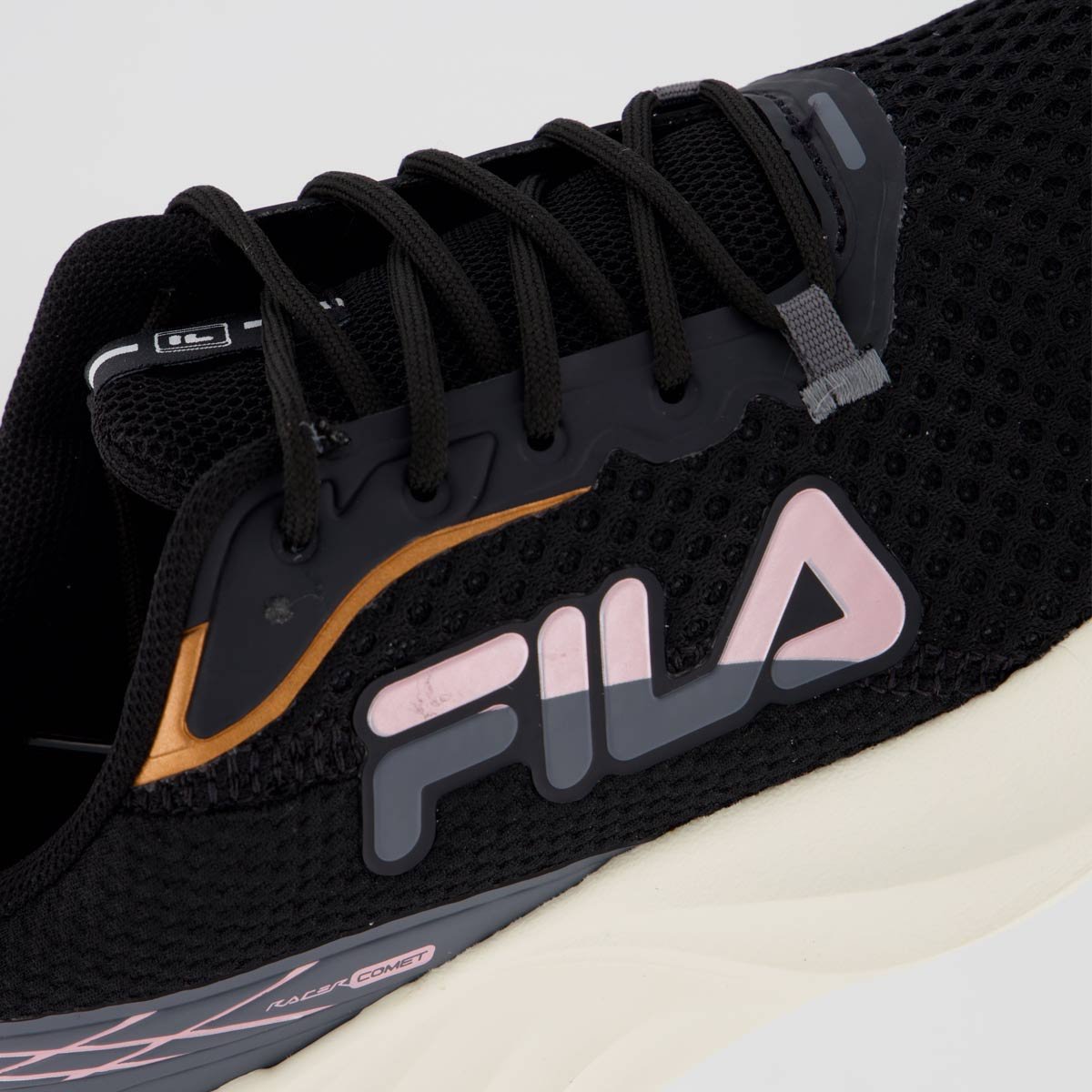 Tênis Fila Racer Comet Feminino Preto e Rosa Preto 7