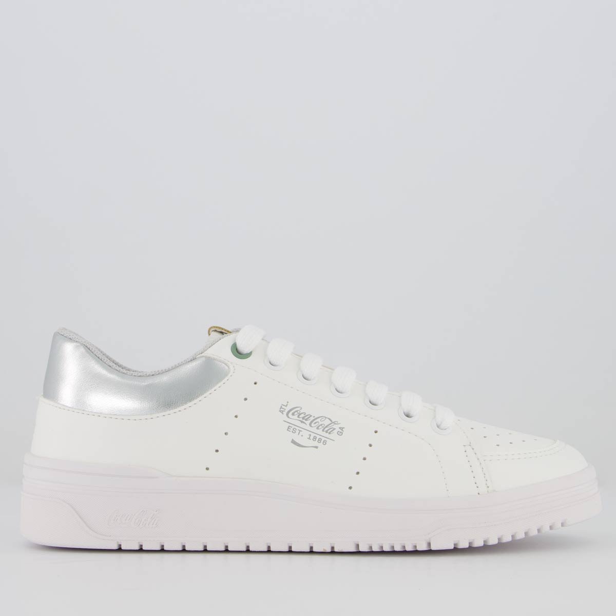 Tênis Coca-Cola Shoes March Moon Feminino Branco 1