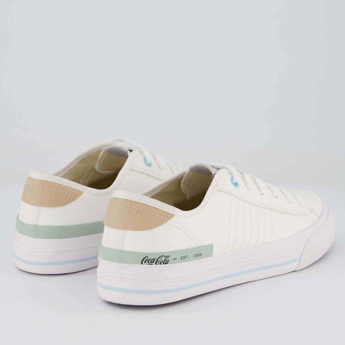Tênis Coca Cola Verona Town Feminino Branco Branco 3
