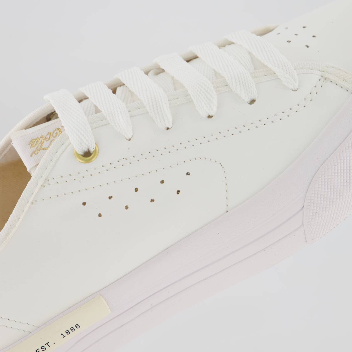 Tênis Coca Cola Siena Town Feminino Branco e Dourado Branco 7