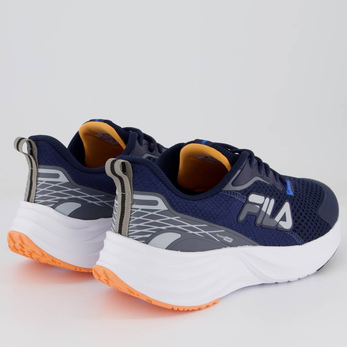Tênis Fila Racer Comet Marinho e Laranja Azul Marinho/Laranja 3