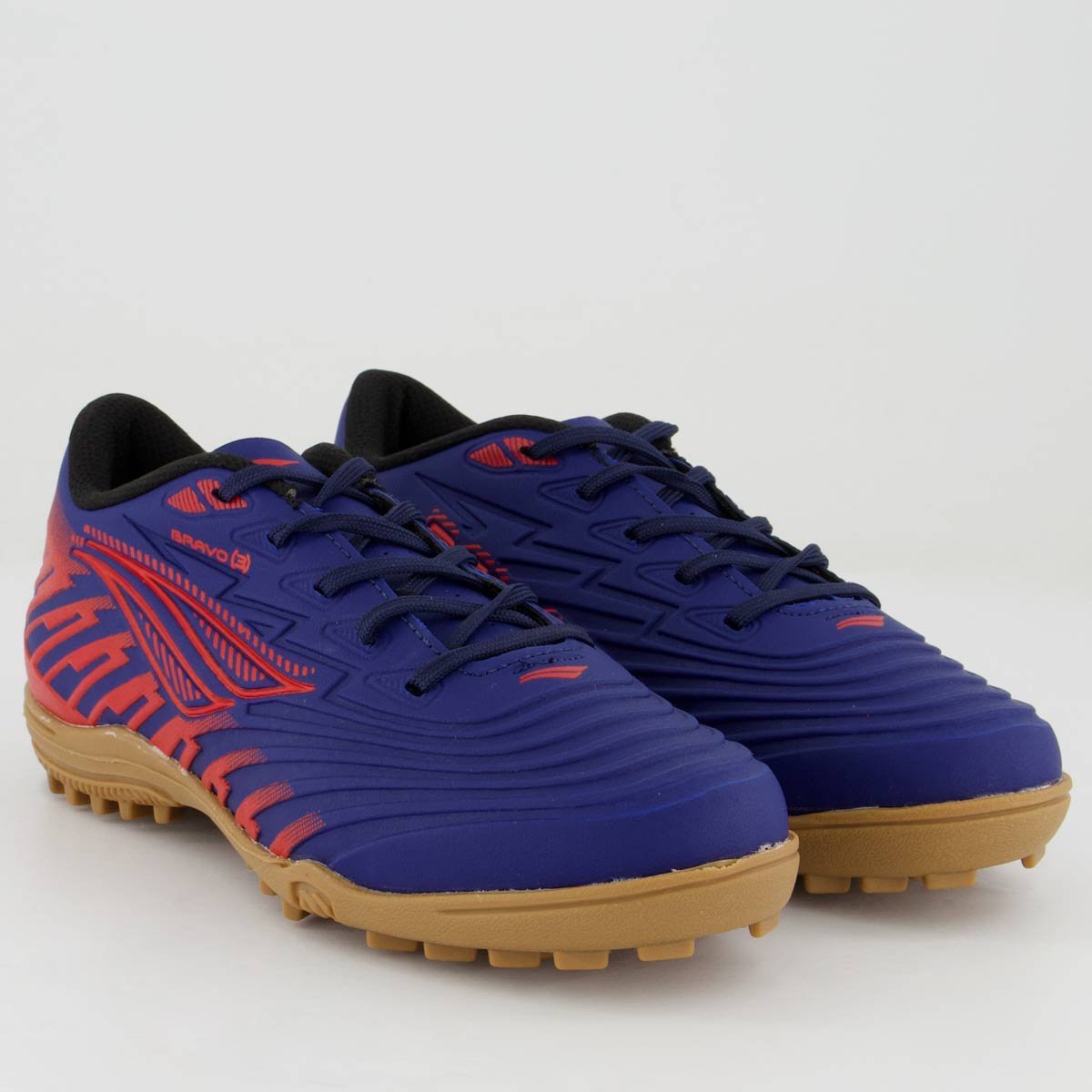 Chuteira Penalty Bravo Y-3 Society Juvenil Marinho Azul 2