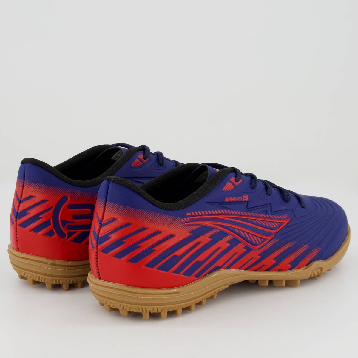 Chuteira Penalty Bravo Y-3 Society Juvenil Marinho Azul 3