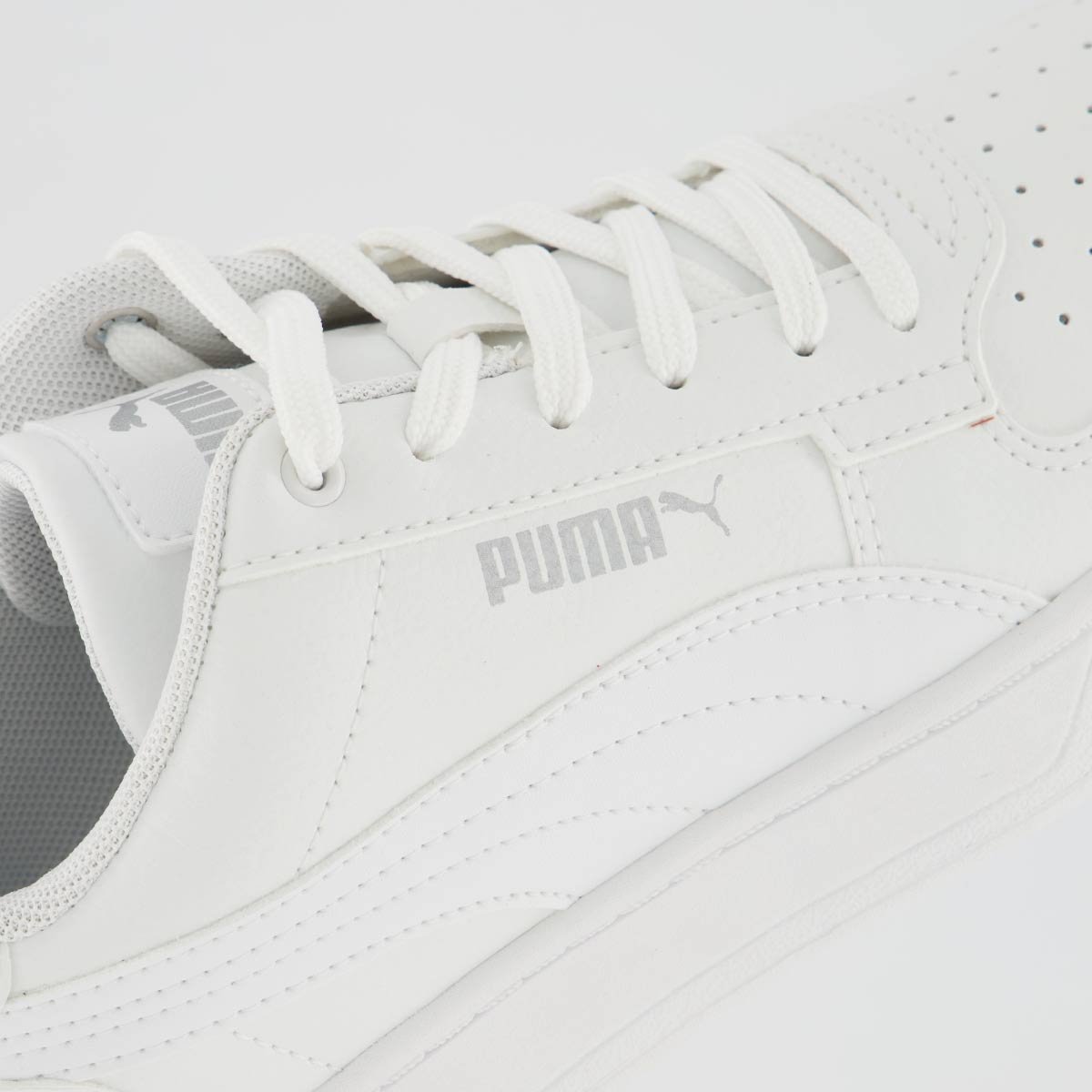 Tênis Puma Caven 2.0 BDP Feminino Branco e Prata Branco 6