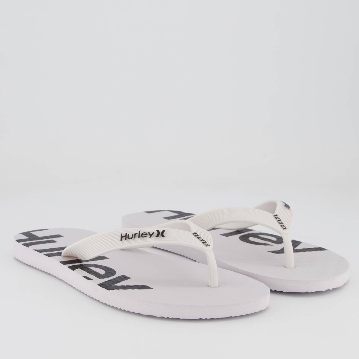Chinelo Hurley Hyde Branco Branco 3