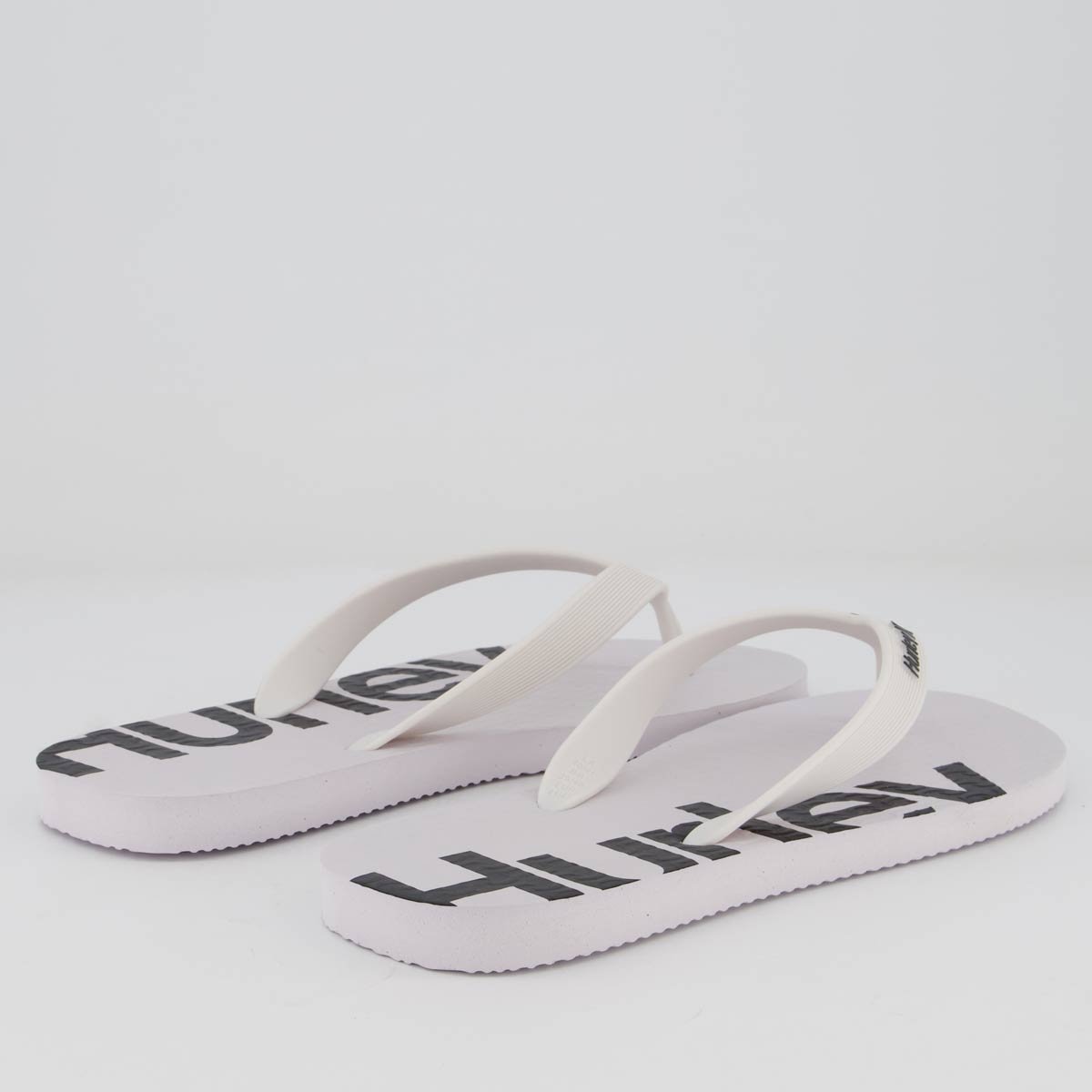 Chinelo Hurley Hyde Branco Branco 4