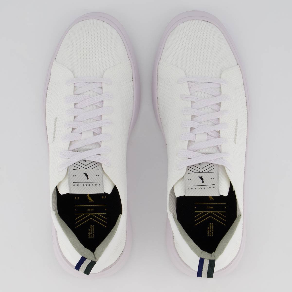 Tênis Reserva Classic Knit Branco Branco 4