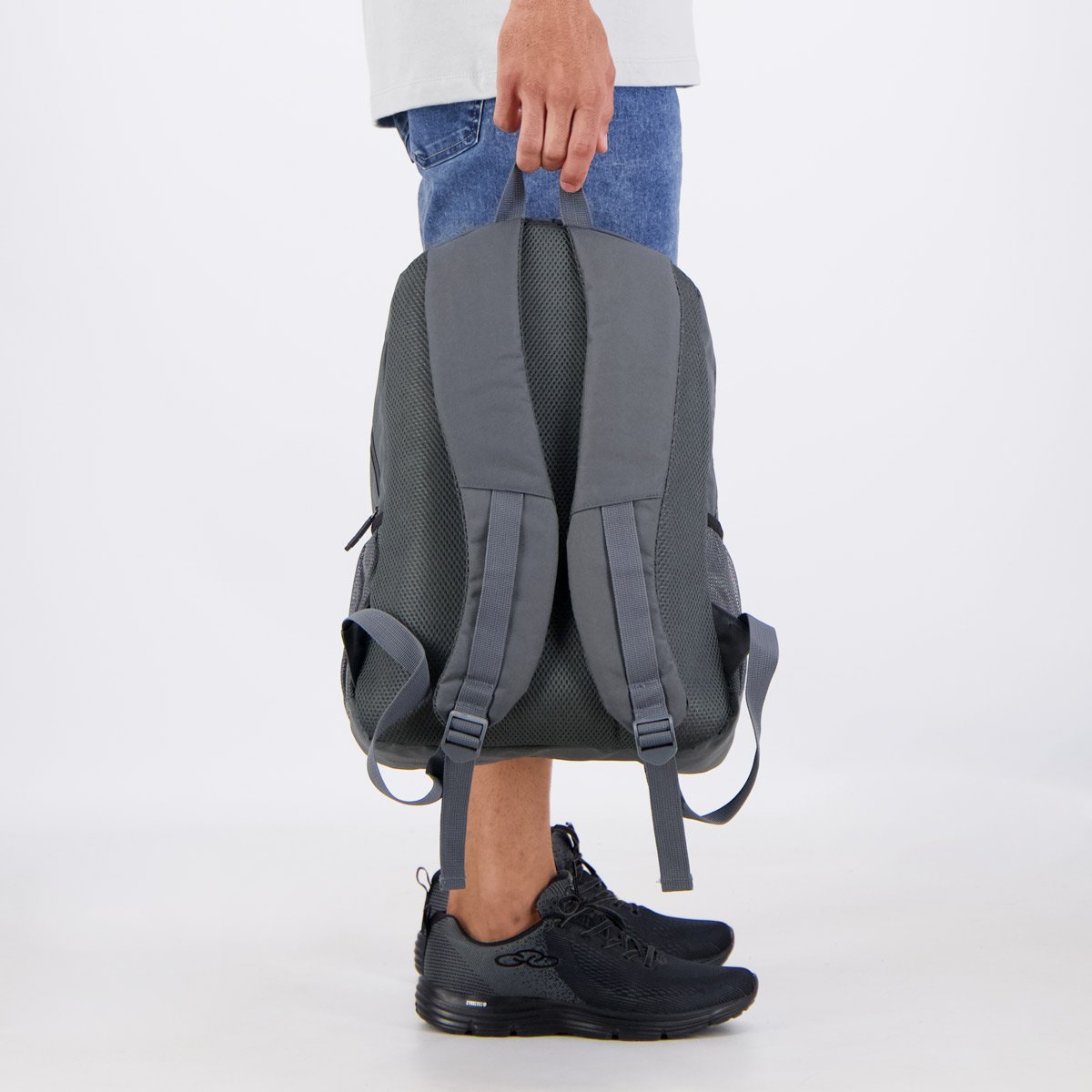 Mochila Olympikus Essential Cinza Cinza 2
