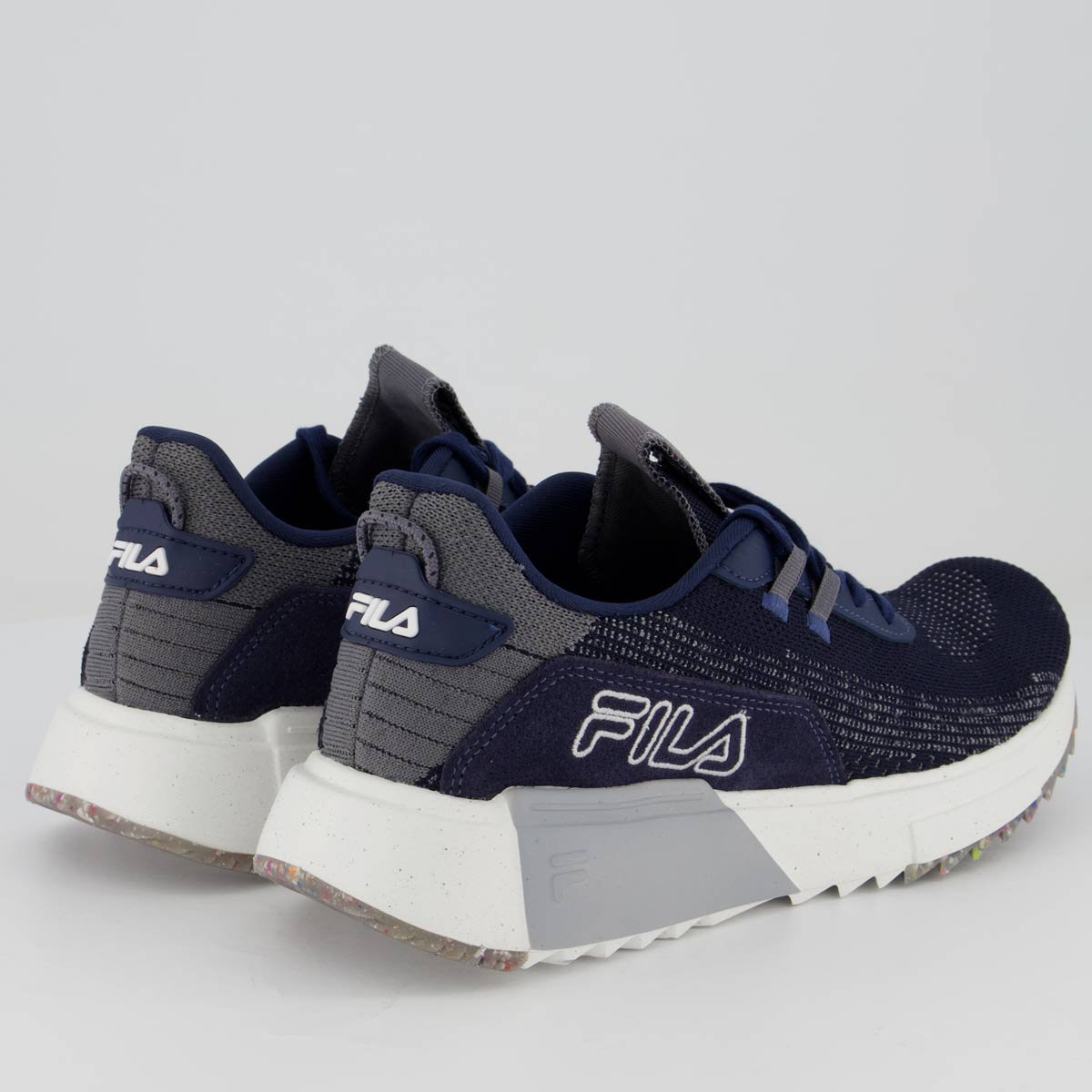 Tênis Fila F Virtuous Knit Marinho e Grafite 3