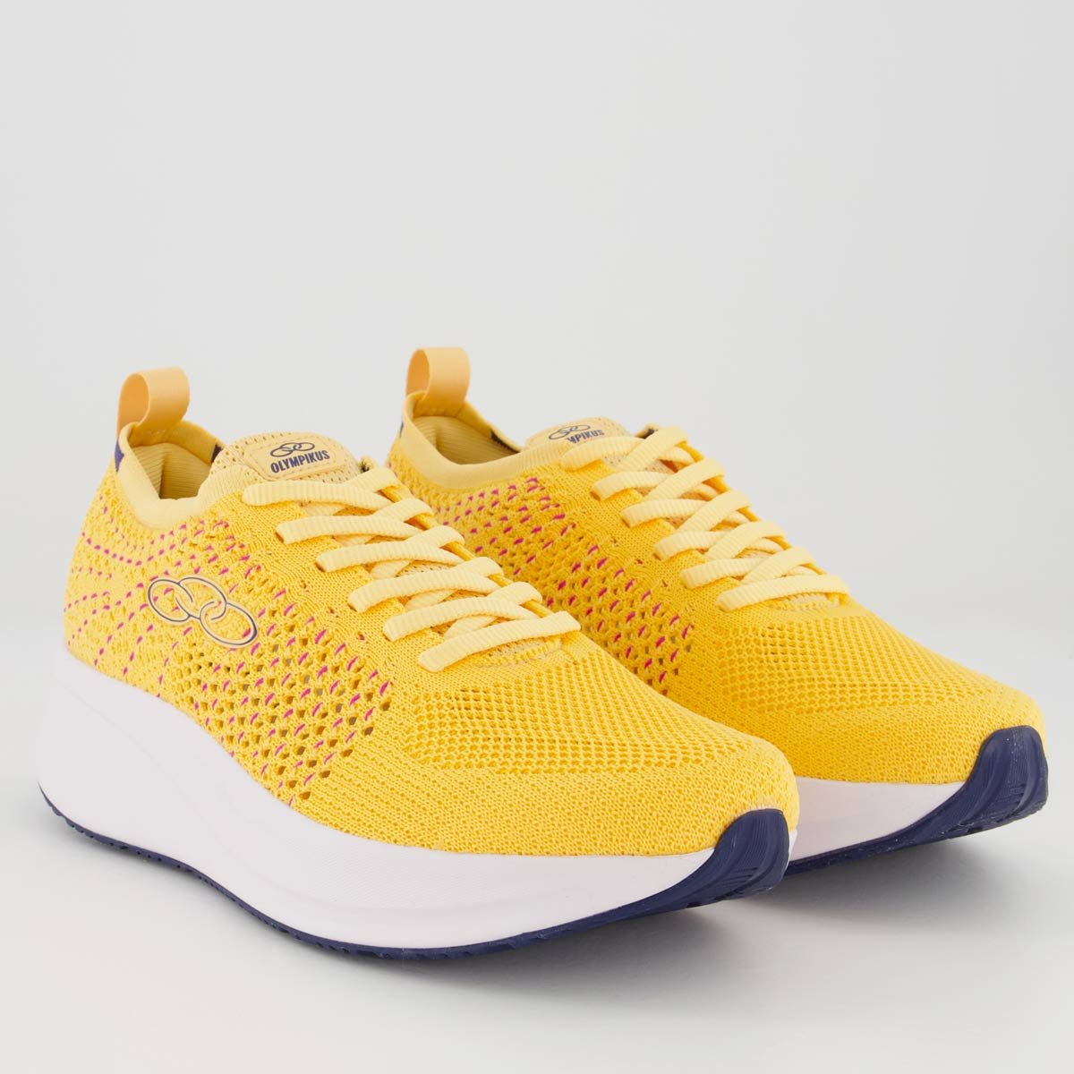 Tênis Olympikus Vest Feminino Laranja Amarelo 2