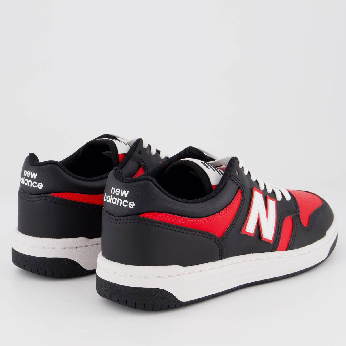 Tênis New Balance 480 Low Preto e Vermelho Preto/Vermelho 3