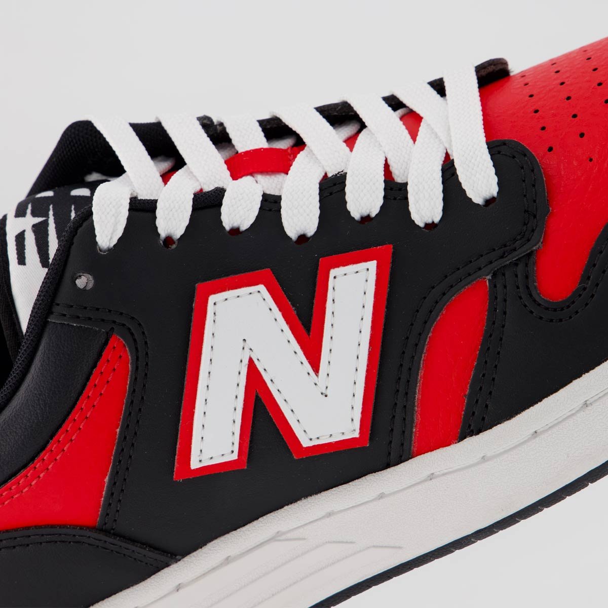Tênis New Balance 480 Low Preto e Vermelho Preto/Vermelho 7