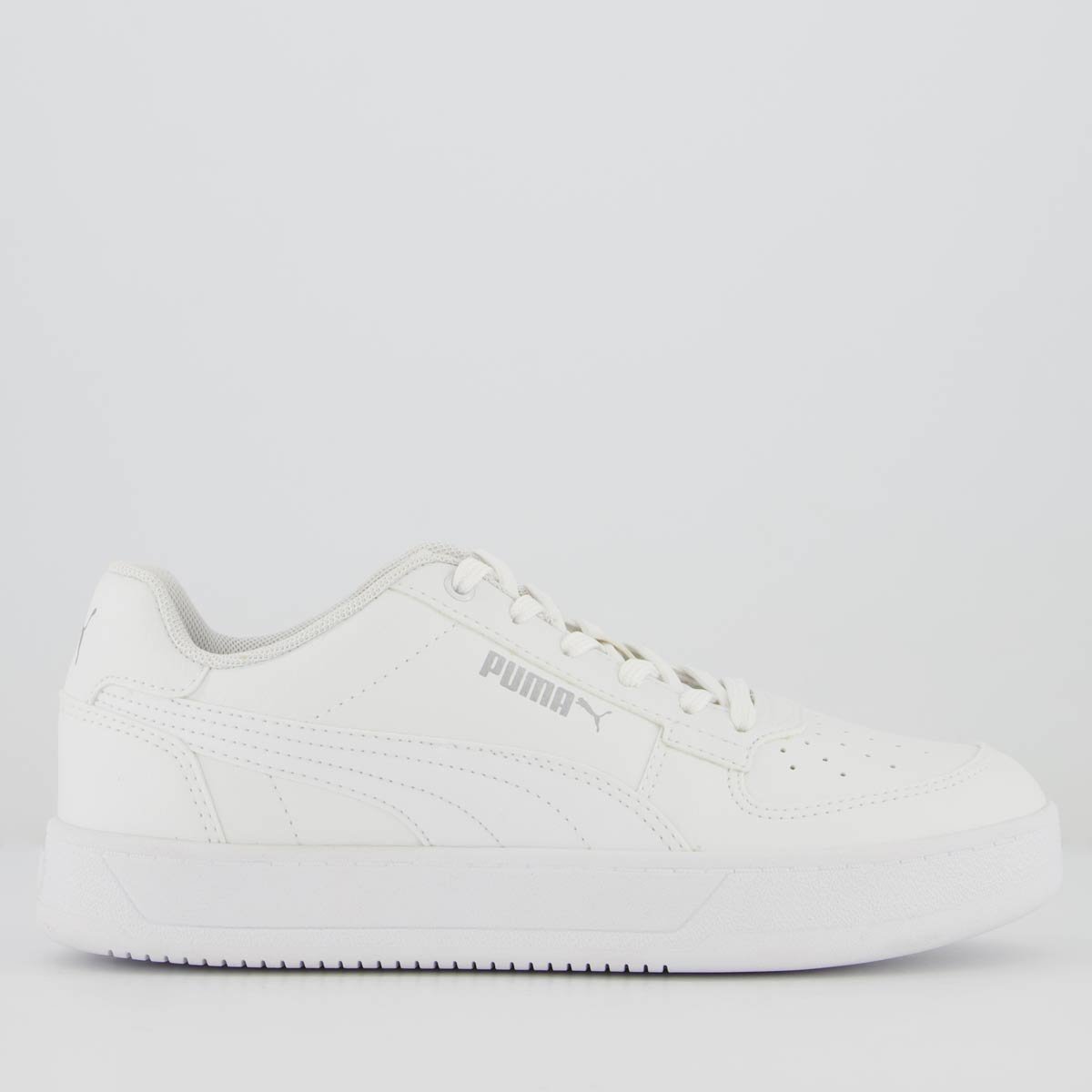 Tênis Puma Caven 2.0 BDP Juvenil Branco e Prata